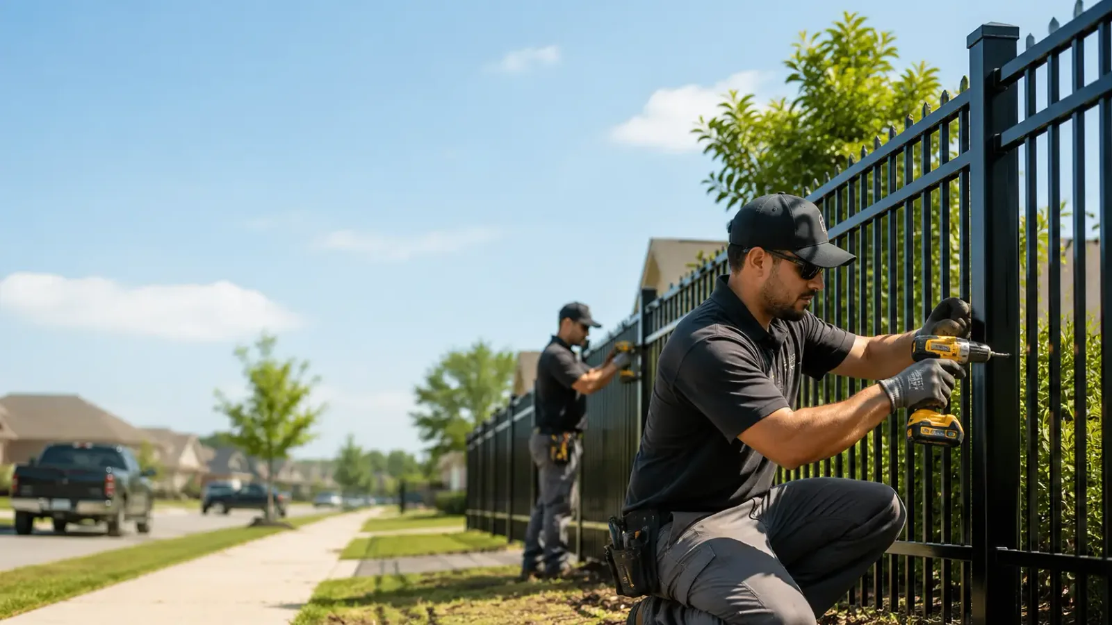 Metal Fence Installation in Brookeland, TX